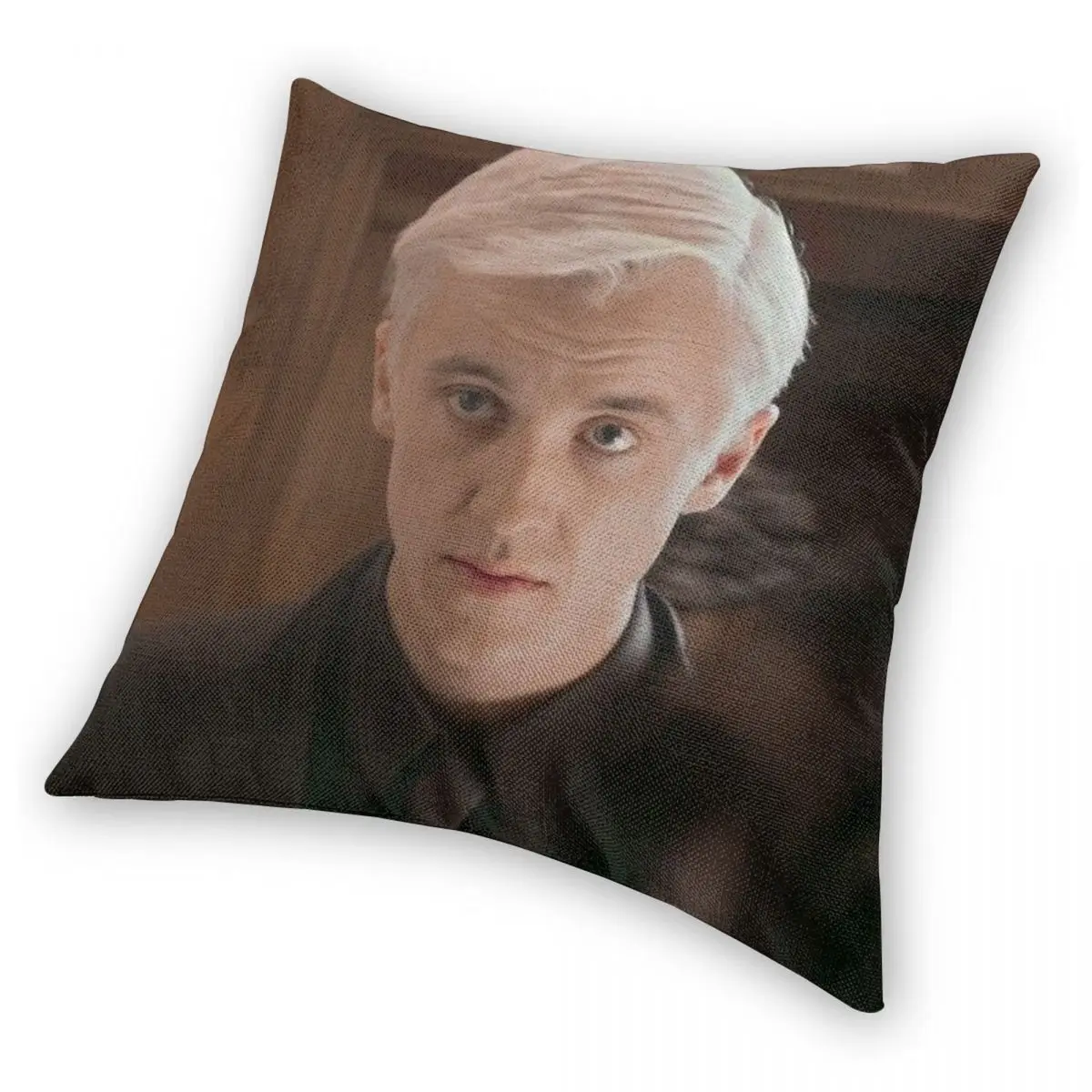 Draco Lucius Malfoy чехол для подушки из полиэстера и льна с бархатным узором на молнии