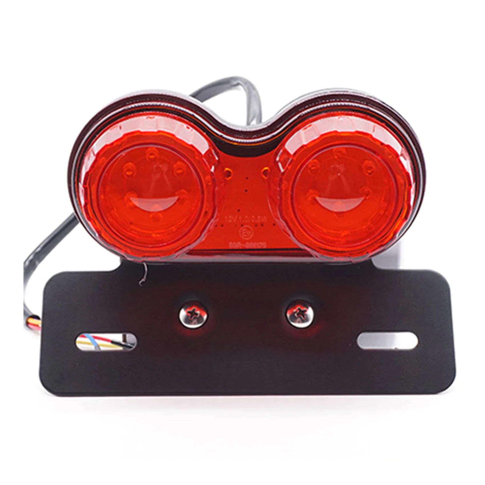 

Универсальный мотоциклетный красный задний фонарь, многофункциональный модифицированный светодиодный ретро-фонарь с поворотным стоп-сиг...