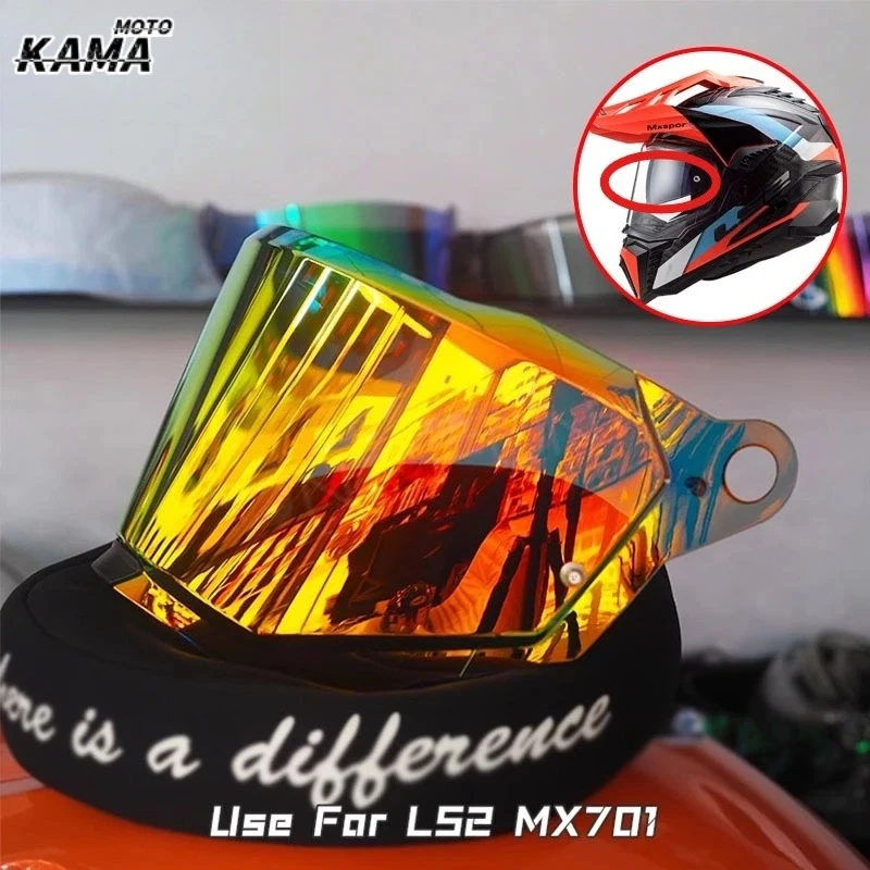 Фото Козырек для шлема для LS2 MX701 EXPLORER C, съемный раллийный внедорожный мотоциклетный шлем, сменные козырьки, дополнительный щиток, линза №1