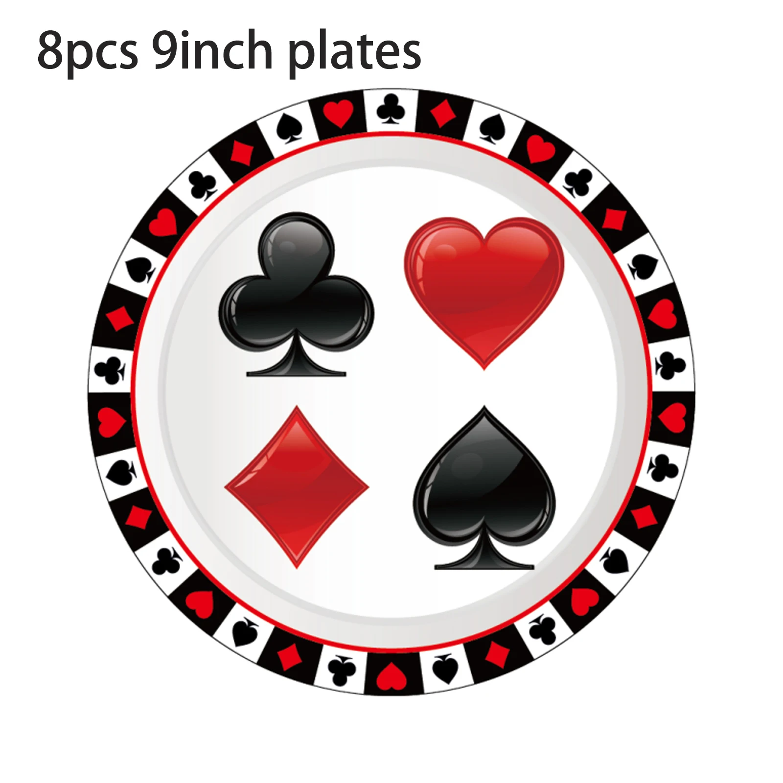 

Казино Лас-Вегас Покерная вечеринка Одноразовая посуда Волшебник Долар Игральные карты Тарелки Салфетки Декор для дня рождения