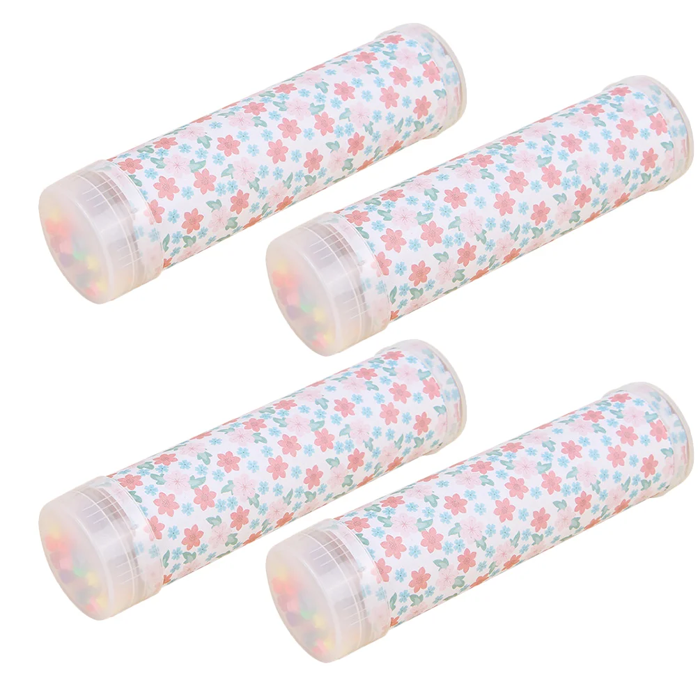 

4 Pcs DIY Making Materials Vintage Gifts Kit Handmade Kaleidoscope Kits Mini Children Kids