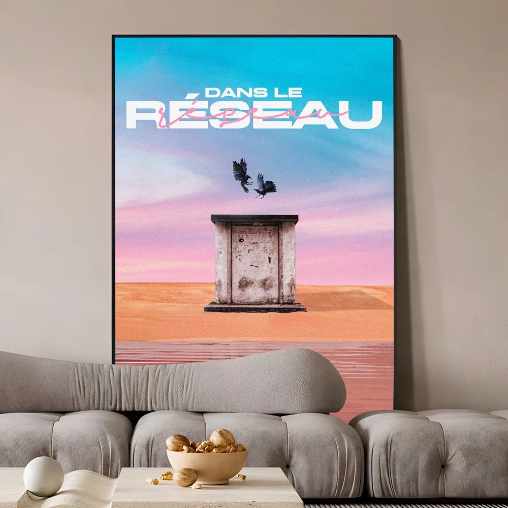 Постер Djadja Dinaz singer белый бумажный постер винтажный декор для комнаты бара кафе