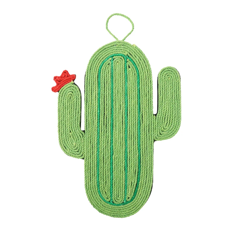 Коврик Для Кошачьих лап коврик для когтеточки из сизаля подушка котят С КАКТУСОМ