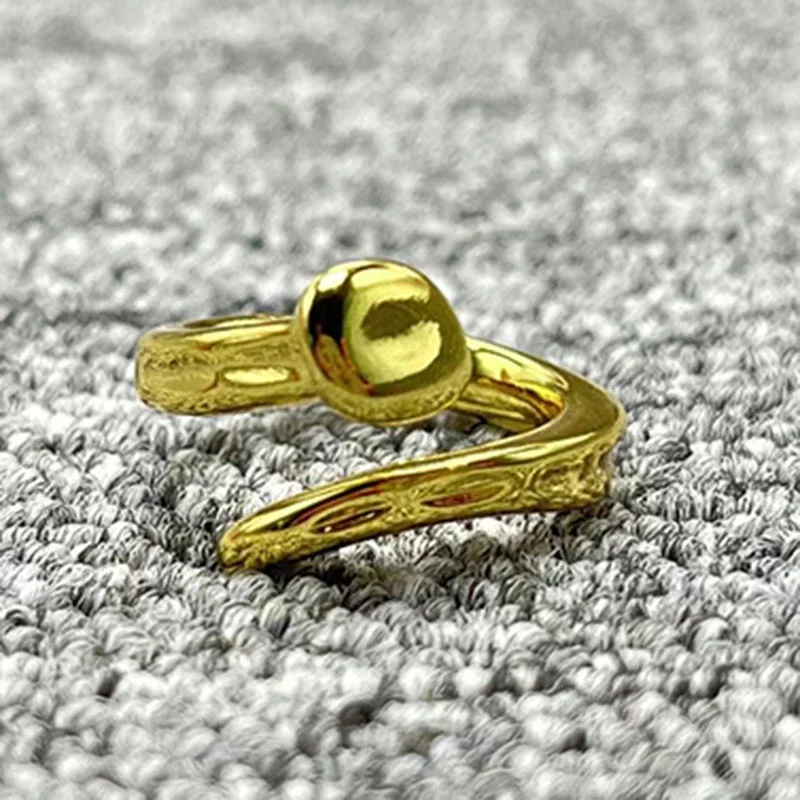 

2022 Новое модное посеребренное кольцо UNO DE 50 с подвеской из 14-каратного золота, нишевое ювелирное изделие в подарок