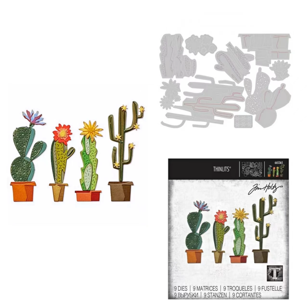 

Flower Cactus Plant Cutting Dies New Arrival 2022 For Scrapbooking Paper Craft DIY Handmade Card Embossing Craft Punch Art