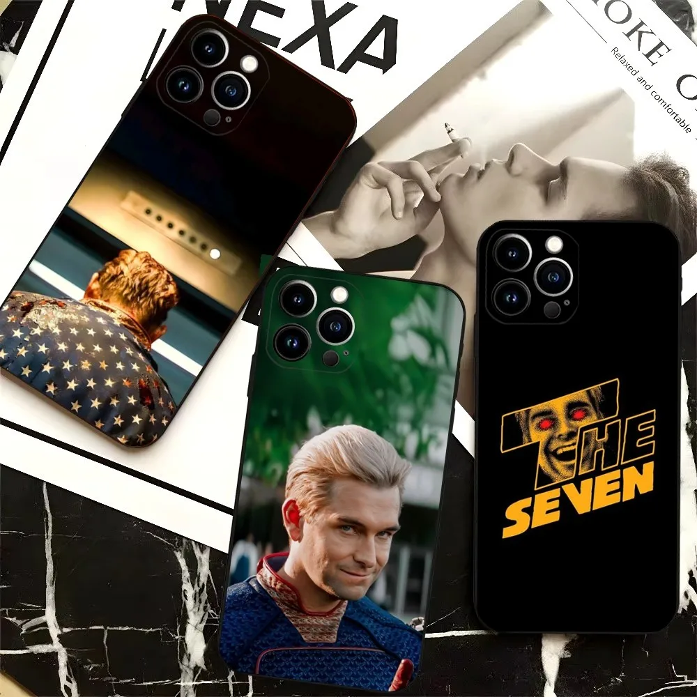 The H-HomelanderS BOYS Phone Case For iPhone 16 15 14 13 12 Pro Max 11 7 8 Plus XR XS Shockproof Silicone Soft Shell