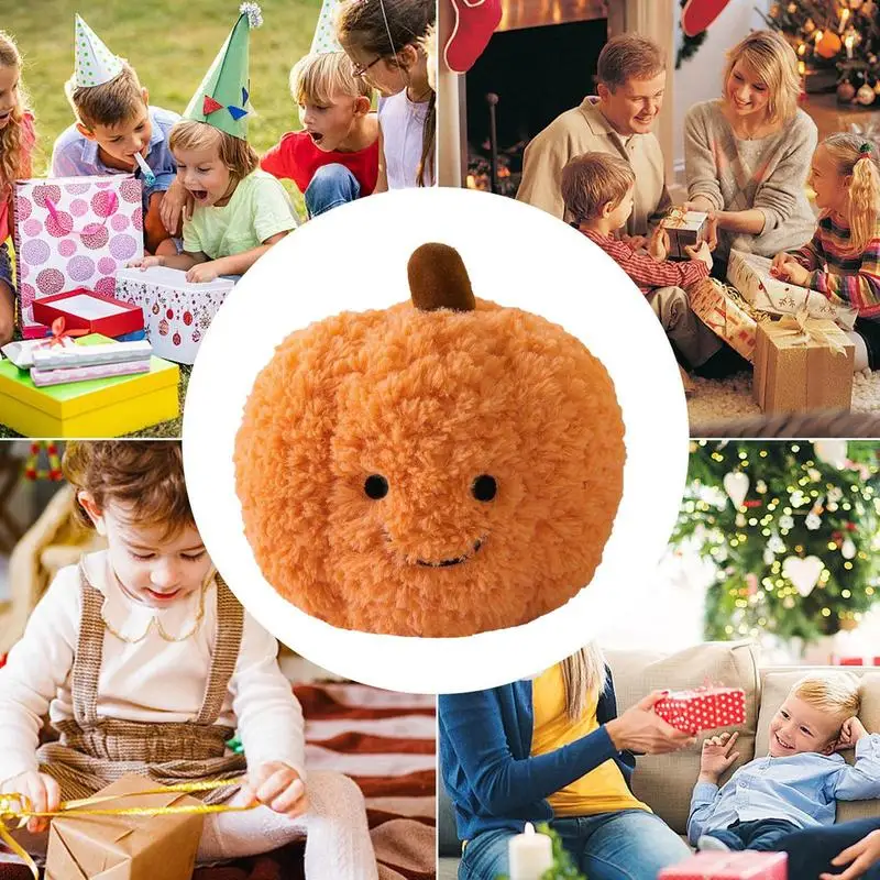 Мягкая Плюшевая улыбающаяся кукла в виде тыквы мягкая игрушка на Хэллоуин мягкие