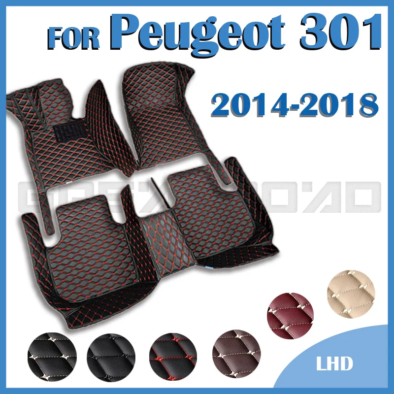 

Автомобильные коврики для Peugeot 301, 2014, 2015, 2016, 2017, 2018