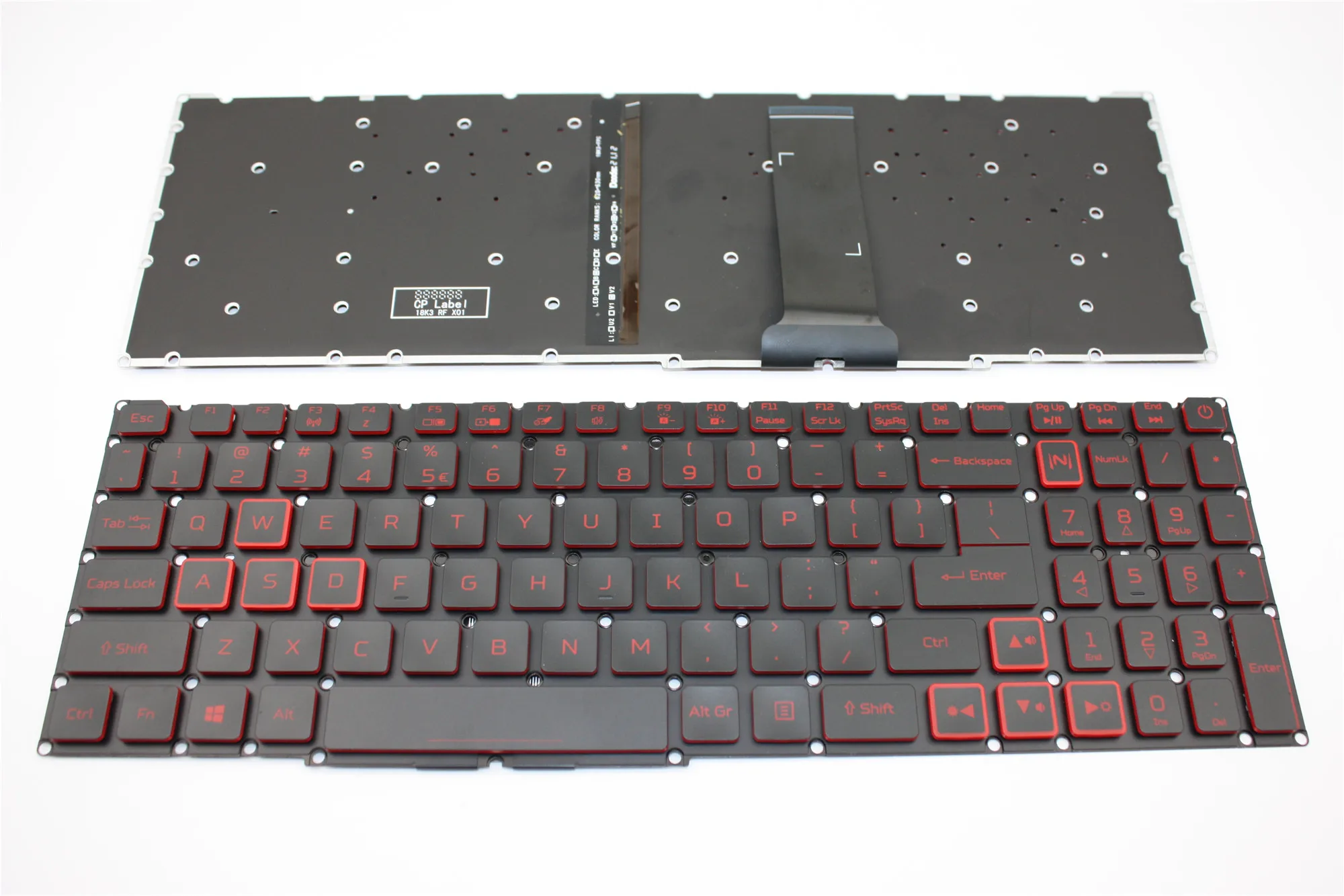 

New keyboard backlit red word For Acer Nitro 5 7 AN515-54 43 44 AN515-55 AN517-51 52 AN715-51