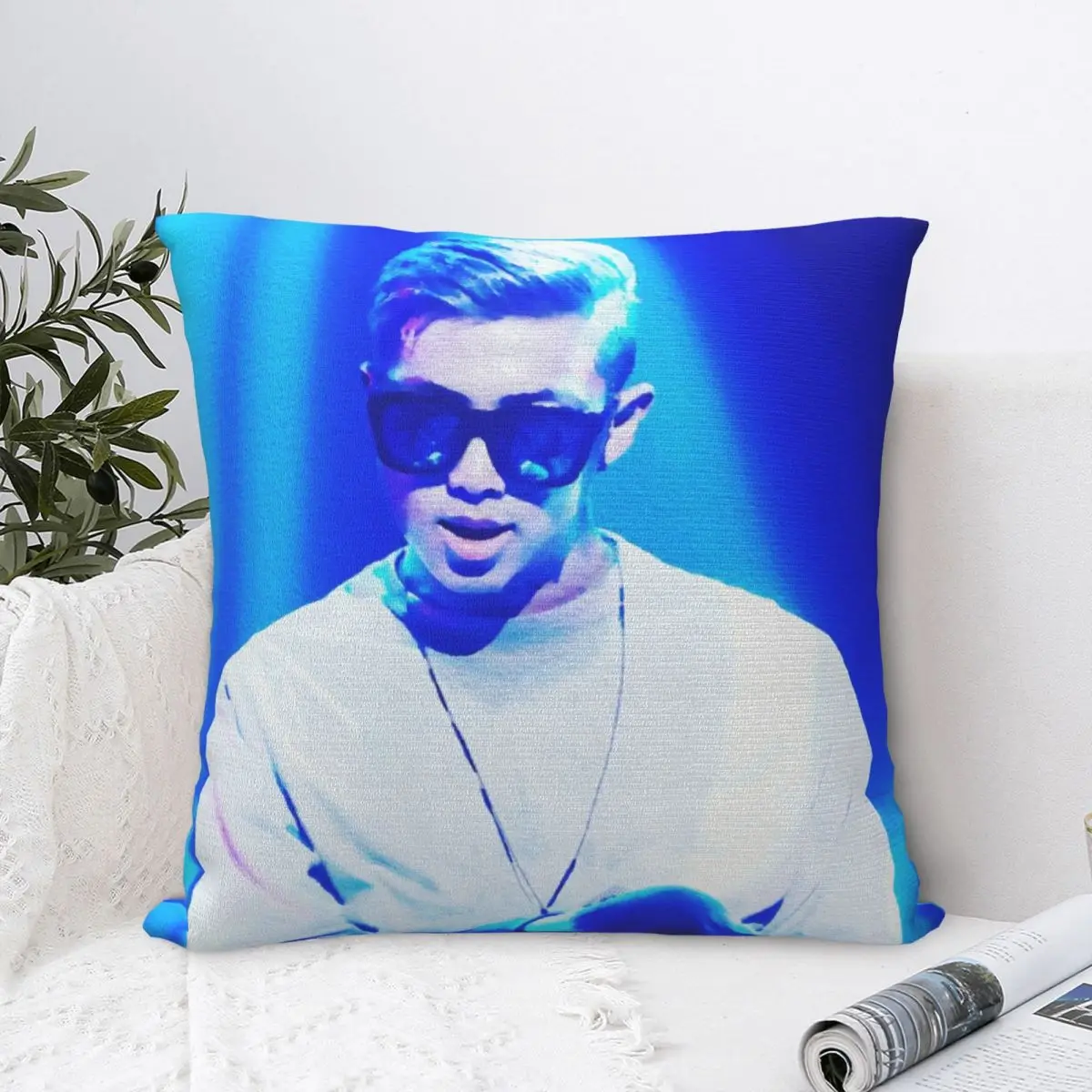 

RM, Kim Namjoon, Namjoon, BTS Square Pillowcase Polyester Pillow Cover Velvet Cushion Decor Comfort Throw Pillow For Home Car