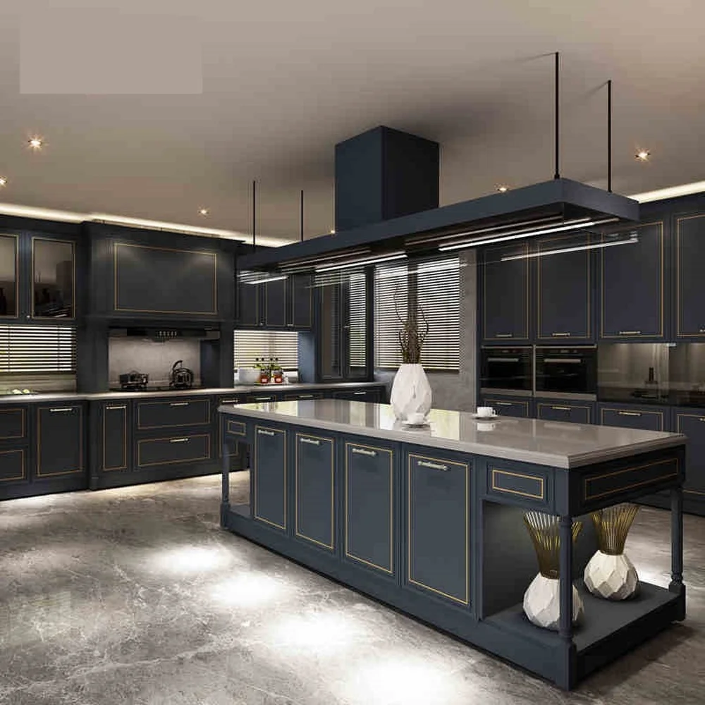 

CBMmart Custom Cabinets Kitchen Furniture Modern Solid Wood Kitchen Furniture