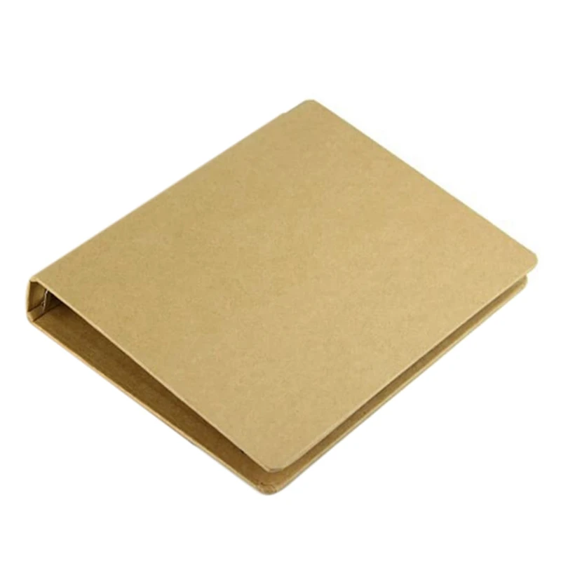 

Kraft Paper Folder Ring Binder, Brown in DIN A6 Format