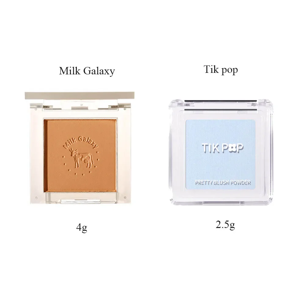 Мягкие румяна Milky Way матовый мерцающий контур лица растушевывающая пудра стойкие