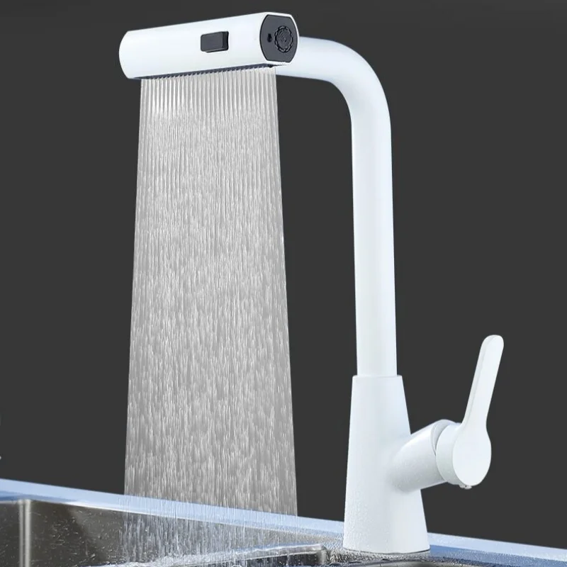 Смеситель для раковины выдвижной кран Водопад ванной комнаты струйный