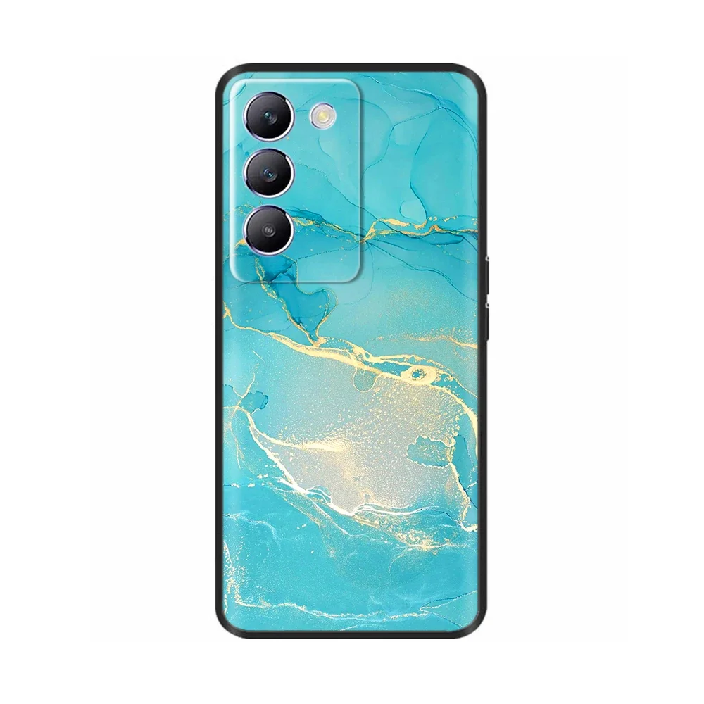 ДЛЯ Vivo V40 SE чехол цветок силиконовый для vivo V30 мягкий телефона из ТПУ V40se защитный