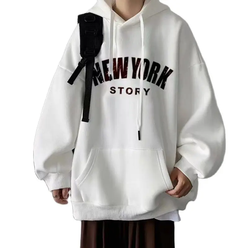 

Y2K Winter Men's Hooded New In Shirt Casual Sports Polyest Hoodie Sweatshirts Full Sleeve Sweethearts Fashion Hip Hop Sweater