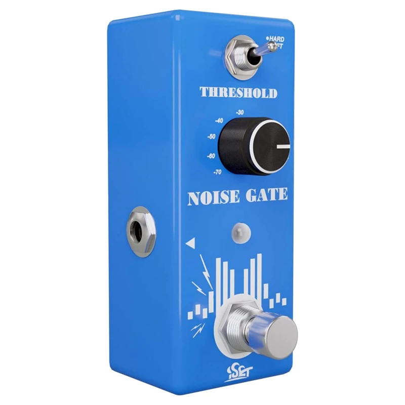 

Iset Noise Gate Pedal Suppressor Noise Killer Effect Pedal For Guitar Bass With True Bypass