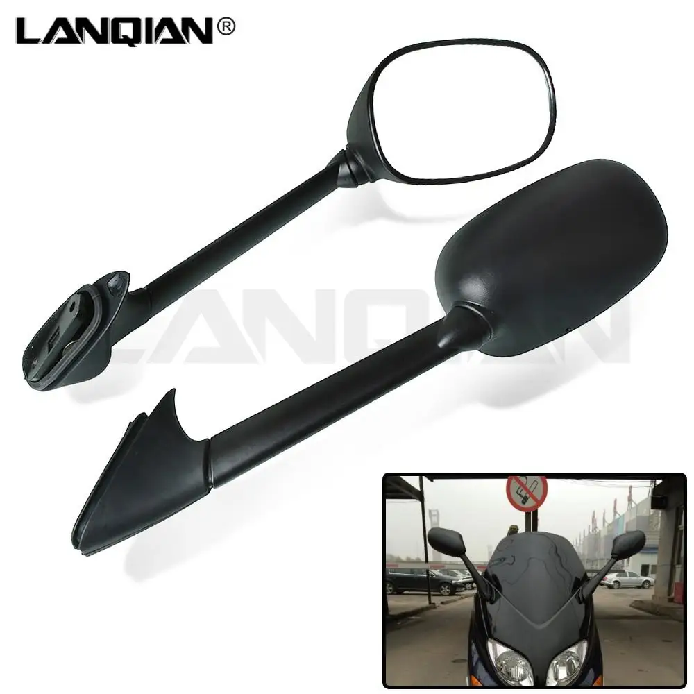 For Yamaha TMAX 500 Motorcycle Rearview Mirror Scooters Mirror TMAX 500 2001-2011 2006 2007 2008 2009 2010 TMAX500 Accessories