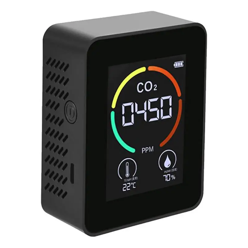 

CO2 Data Logger Monitor Tabletop Carbon Dioxide Meter Temperature And Humidity Tester For Carbon Dioxide Temperature And