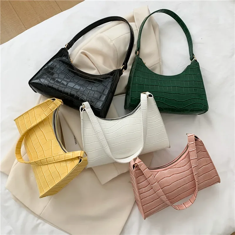 

[Clearance Sale] Retro Casual Women Totes Female Handbag Fashion Exquisite Shopping Bag for Women Stone Pattern Shoulder Bags