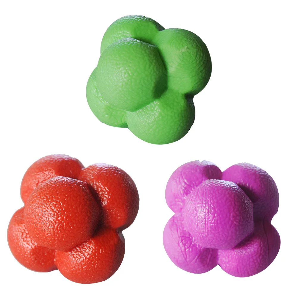 

3pcs Useful Durable Portable Convenient Training Ball Hexagonal Ball Agility Balls for Home Inside
