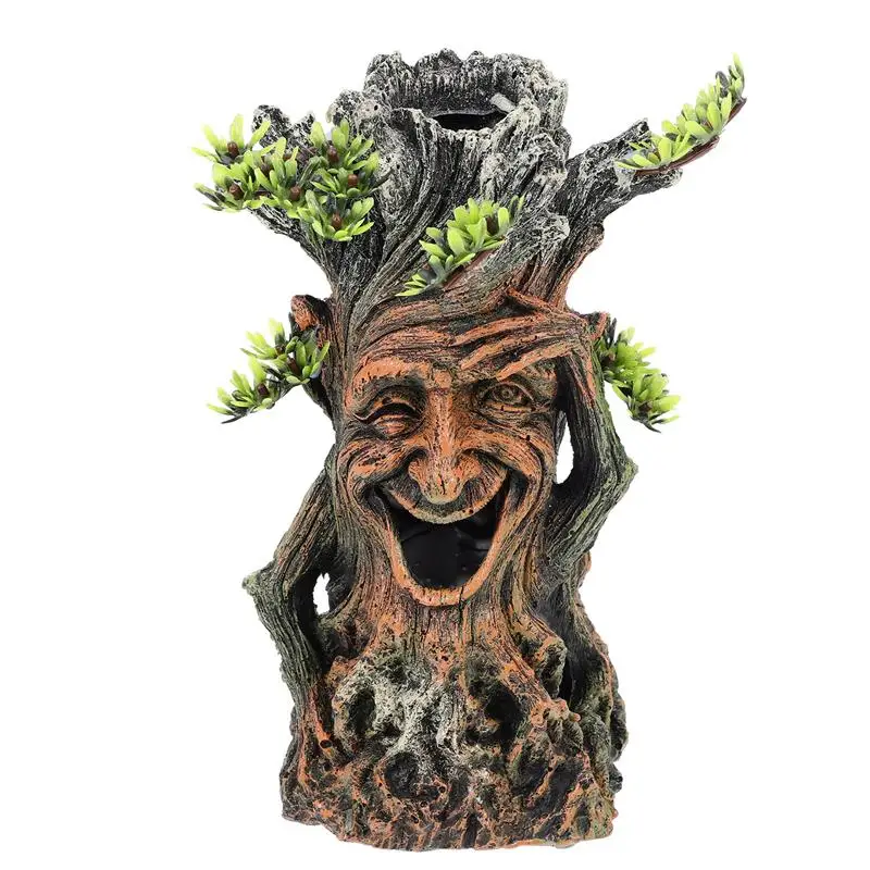 

Аквариумный орнамент из смолы, имитация дерева, мужской аквариумный Ландшафтный декор, аквариумный орнамент, ландшафтный большой человек-д...