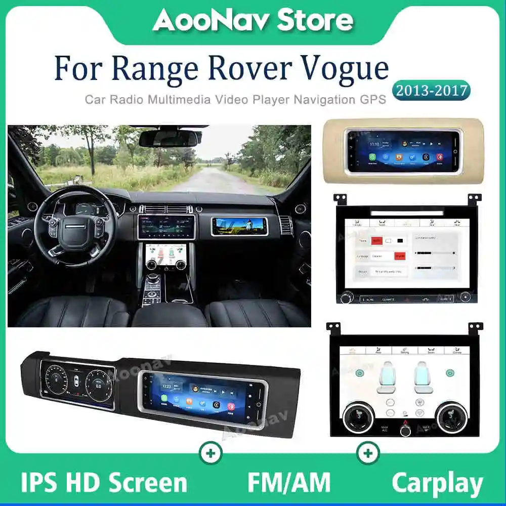 

PX6 Android Car video players For Land Rover Range Rover Vogue L405 2013-2017 GPS 10 Inch Co-pilot Touch screen head unit oem