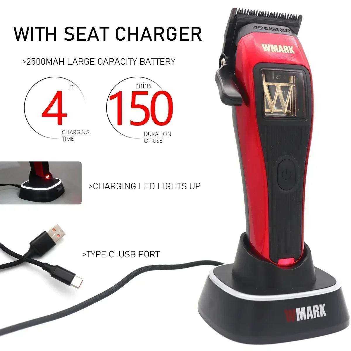 Мужская машинка для стрижки волос WMARK NG-X1 NG-9213