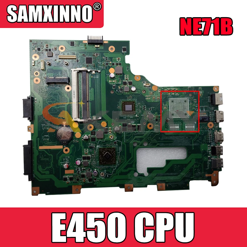 

AKEMY EG70BZ REV 2.1 NBC1U11003 NB.C1U11.003 For gateway NE71B laptop motherboard E450 CPU DDR3