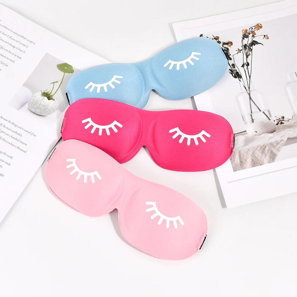 

3D Sleeping Eye Cover Three-Dimensional Sleep Night Dream Mask Bandage Cartoon Blindfold Travel Realx Women Nap Eyepatches Masks