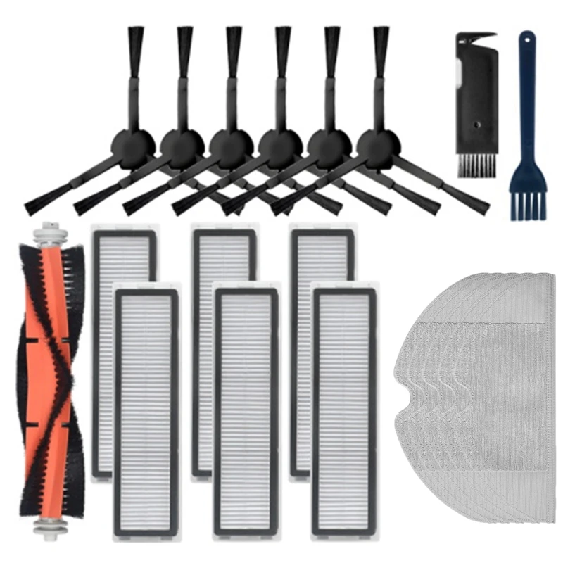 

Side Brush Main Brush Mop Cloth Hepa Filter For Xiaomi Dreame Bot L10 Pro Vacuum Cleaner Replace Parts