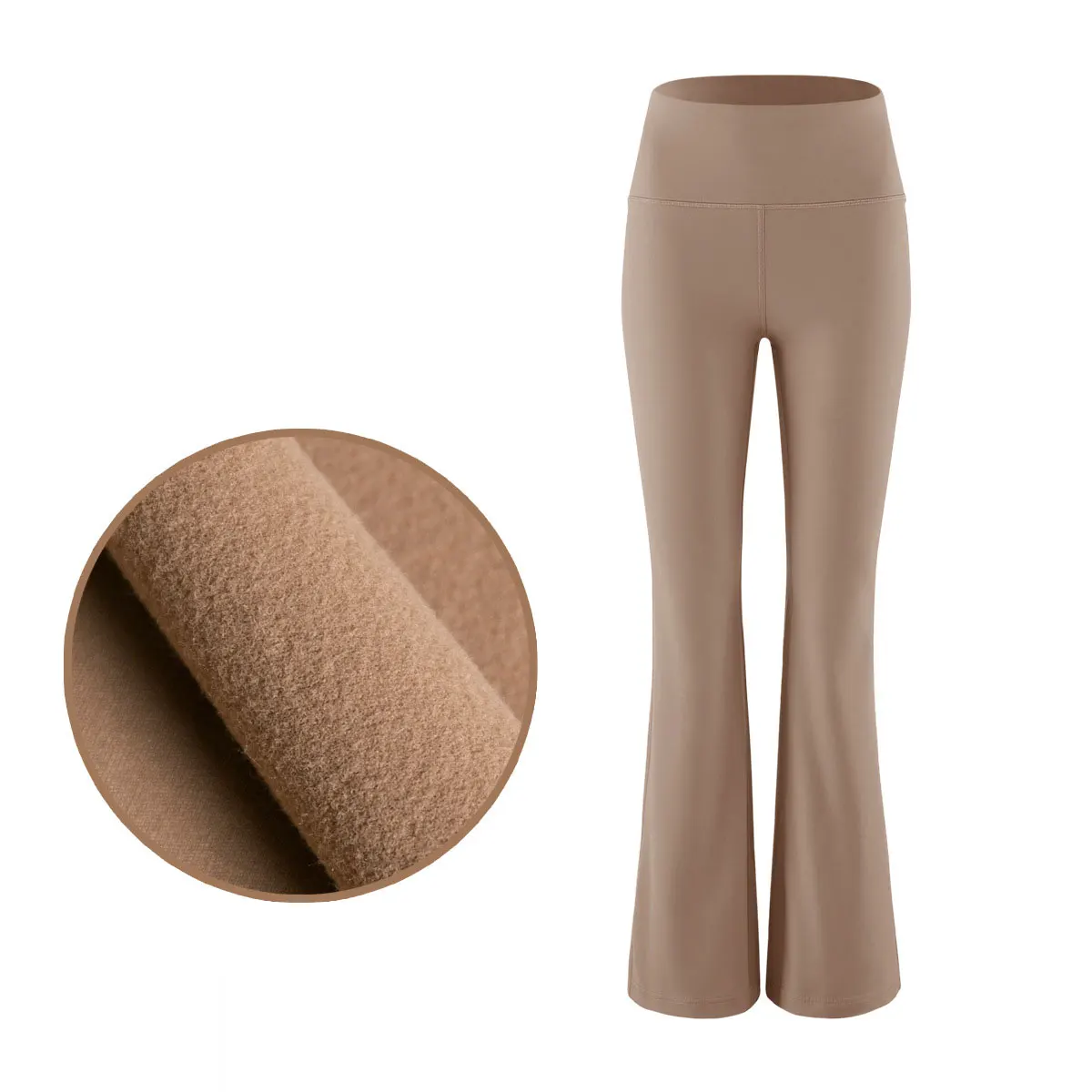 Warm Yoga Pants Flare leggings Gym Fitness Sport Tights High Waist Blue Flared Leggings Women Wide Leg Pants Running Clothing