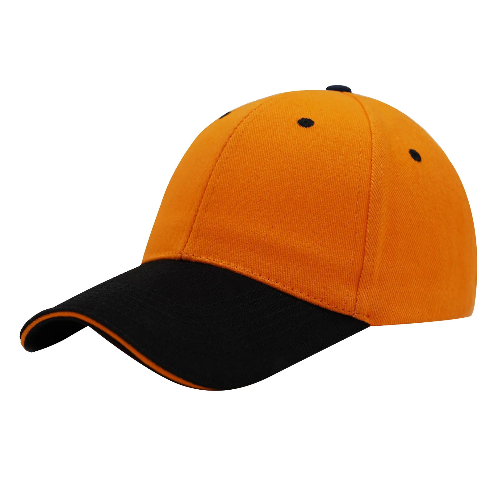 

Outdoor Sport Cap Patchwork Cotton Baseball Cap Men Women Adjustable Hat Cap Casual Leisure Hat Plain Fashion Summer Trucker Hat