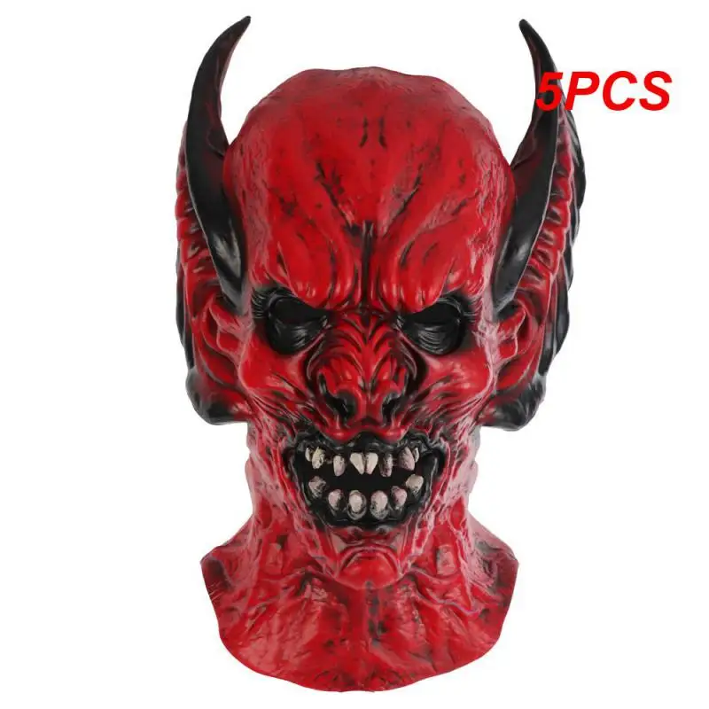 

5PCS Vampire Mask Scary Dracula Monster Latex Mask Halloween Costume Party Horror Demon Zombie Cosplay Props Novelty Costume