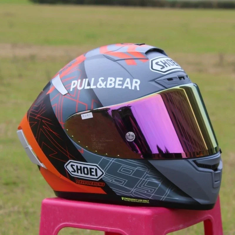 

SHOEI X14 Helmet X-Fourteen R1 60th Anniversary Edition Black Orange Helmet Full Face Racing Motorcycle Helmet Casco De Motocicl