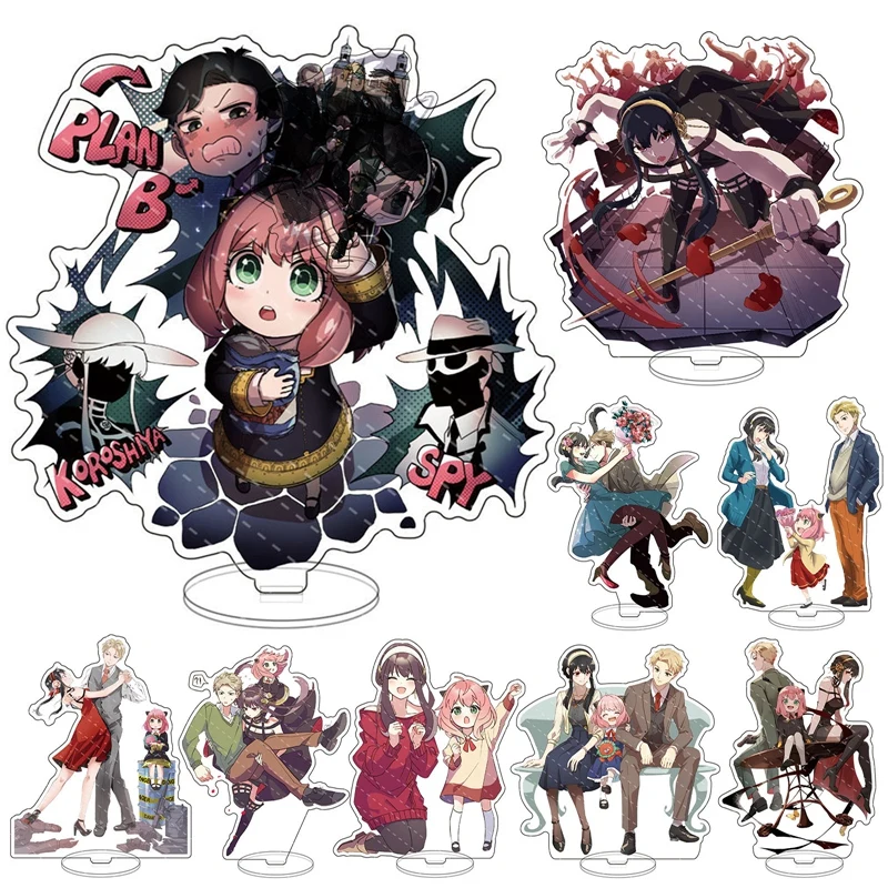 

Anime SPY×FAMILY Peripheral Acrylic Stand Forger Anya Yor Loid Figurines Model Plate Desk Standing Signs Decoration Ornaments