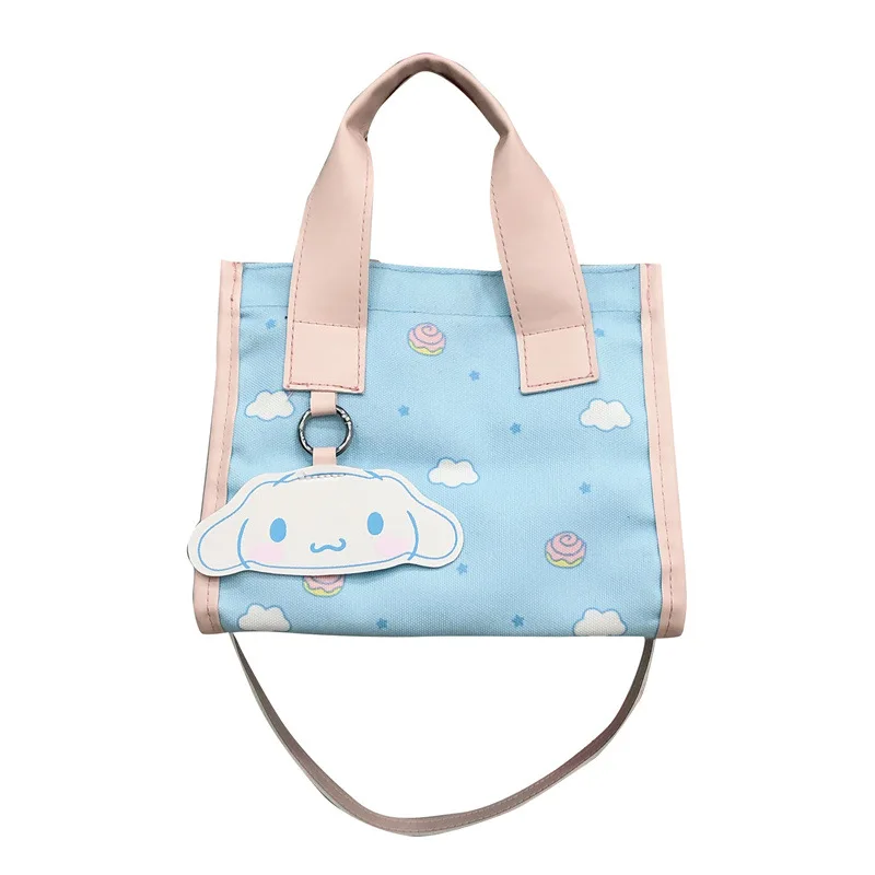 

Kawaii Cartoon Anime Cinnamoroll Cute Messenger Bag Storage Bag Canvas Bag Shoulder Bag Cute Travel Hand Bag Girls Gift