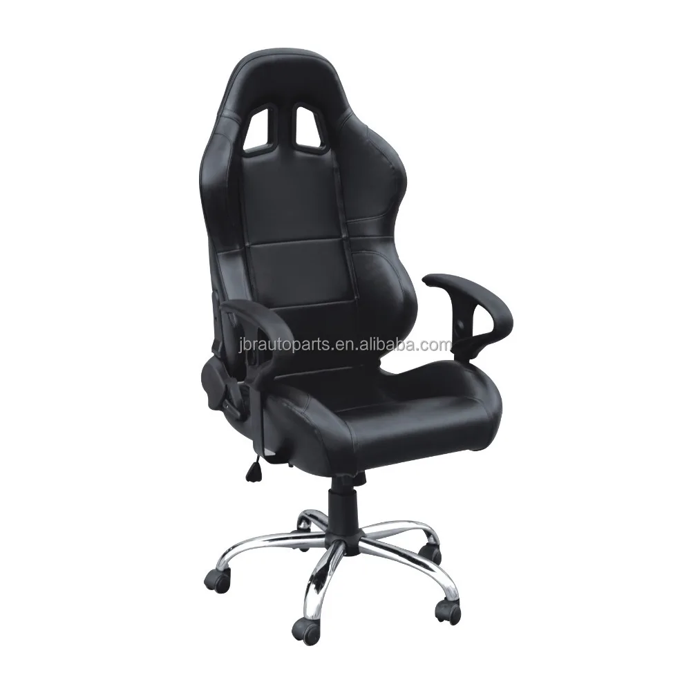 

New famous black gaming chair sliding seat adjustable racing seat office chair