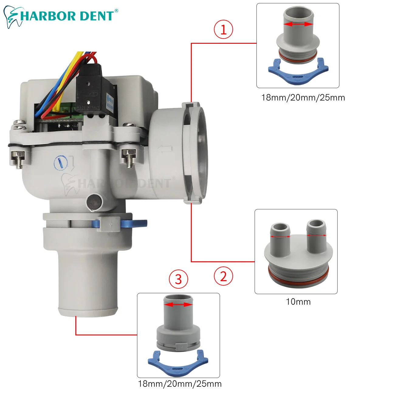 Стоматологический клапан для выбора положения стоматологического кресла с