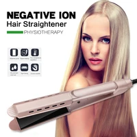 wet dry use hair straightener four gear temperature adjustable ceramic tourmaline ionic flat iron curling iron hair curler