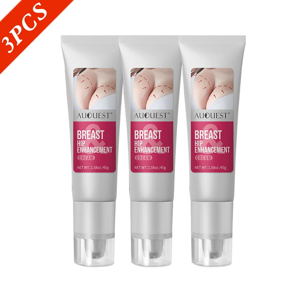 

3PCS Auquest Breast Butt Enlarger Enhancement Cream Fast Growth Butt Enhancer Breast Lifter Skin Firming Lifting Body Care 45g