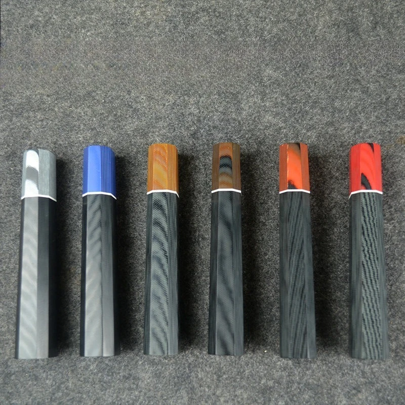 Фото Рукоятка для ножа G10 из композитного материала, восьмиугольная, в стиле черного сандалового дерева, для кухонных ножей, ножей для суши и сашими, сменная рукоятка для самостоятельной сборки. №4