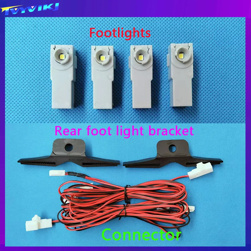 Новый 2/4 шт. 12 В светодиодный внутренний окружающий свет для Toyota/Lexus/Honda/Mazda/Subaru