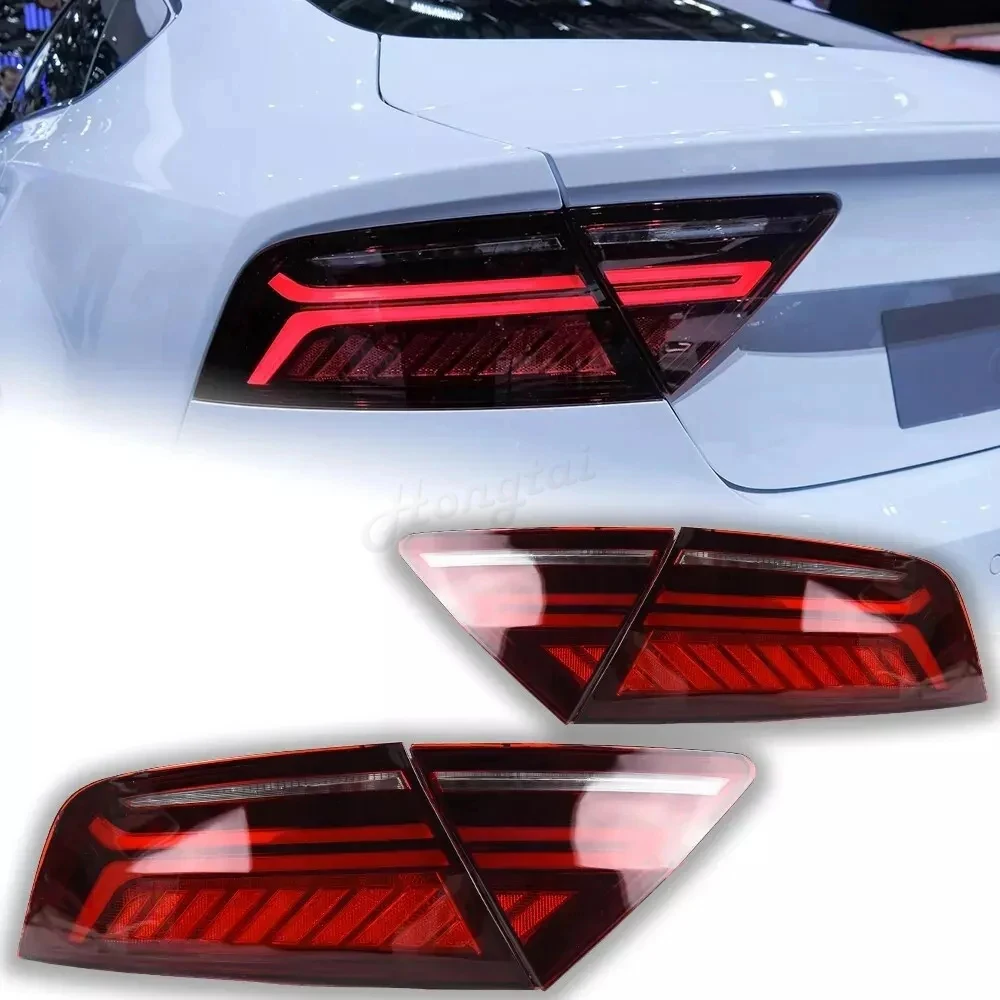 

Пара задних фонарей в сборе для Audi A7 2011-2012-2013-2014 гг., светодиодные задние фонари, стоп-сигналы, задние фонари, фары дальнего света, стоп-сигнал