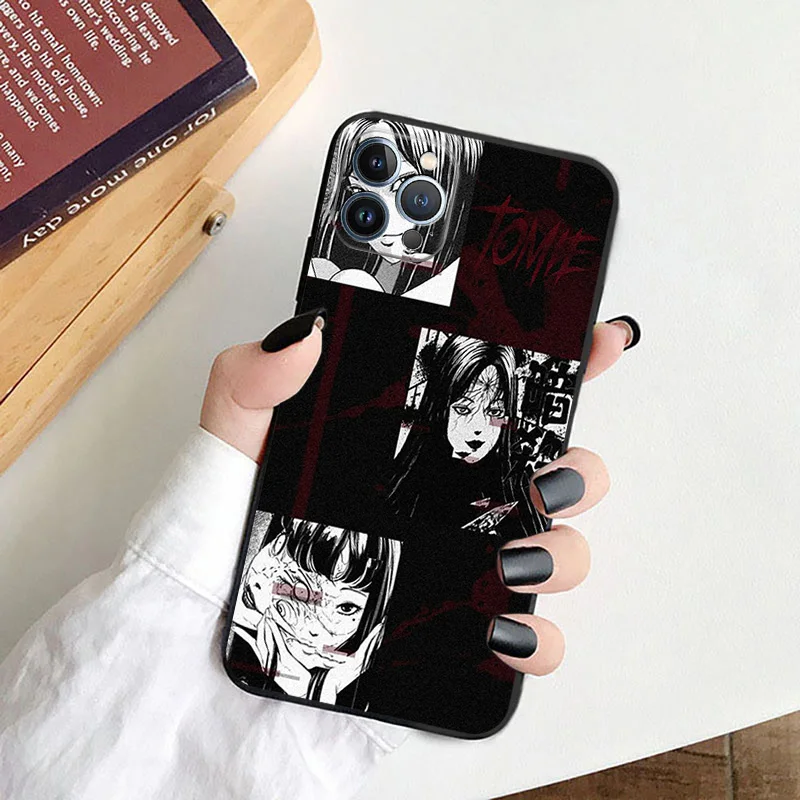 Чехол для Телефона iPhone 16ProMax 14 13 15 Pro Max 12 11 XR SE 7 8 16 Plus аниме томие тройники комикс Junji