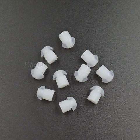 10 шт. силиконовые грибные наушники-вкладыши для акустической воздушной трубки, наушник, гарнитура, наушники двухсторонней радиосвязи, рация