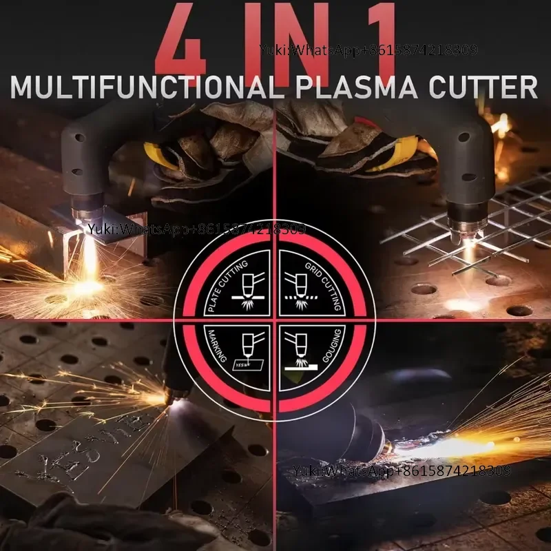 Фото Плазморез YEESTECH CUT-55DS NHF PLUS 55А 110/220В, без ВЧ, безконтактный, 4-в-1 функции (резка листового металла, гравировка, разметка) Новый №5
