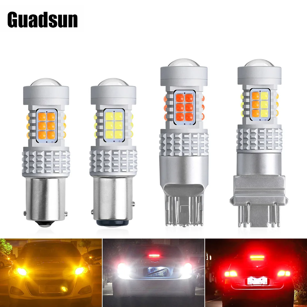 

Guadsun 1pcs 1156 1157 3030 30 SMD Ba15s P21w Bay15d P21-5W 7443 W21-5W 3157 P27-7W T20 Auto Reverse Lamp Daytime Running Lights