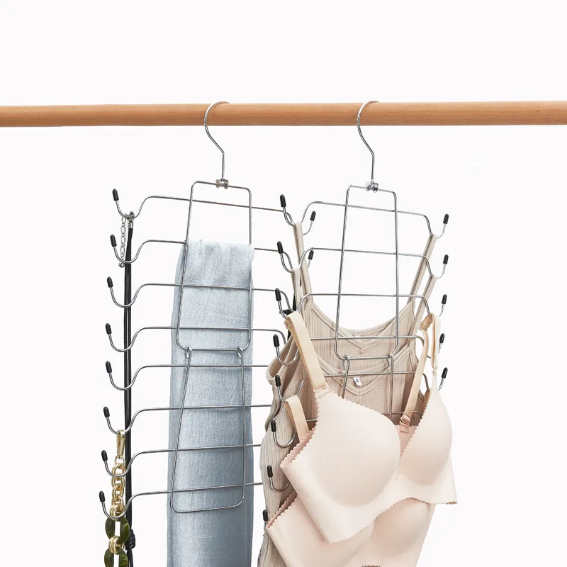

Home Hanger Space Saving Hangers Closet Organizer for Tank Top Bra Pajamas Strappy Dress Bathing Suit Hangers For Clothes