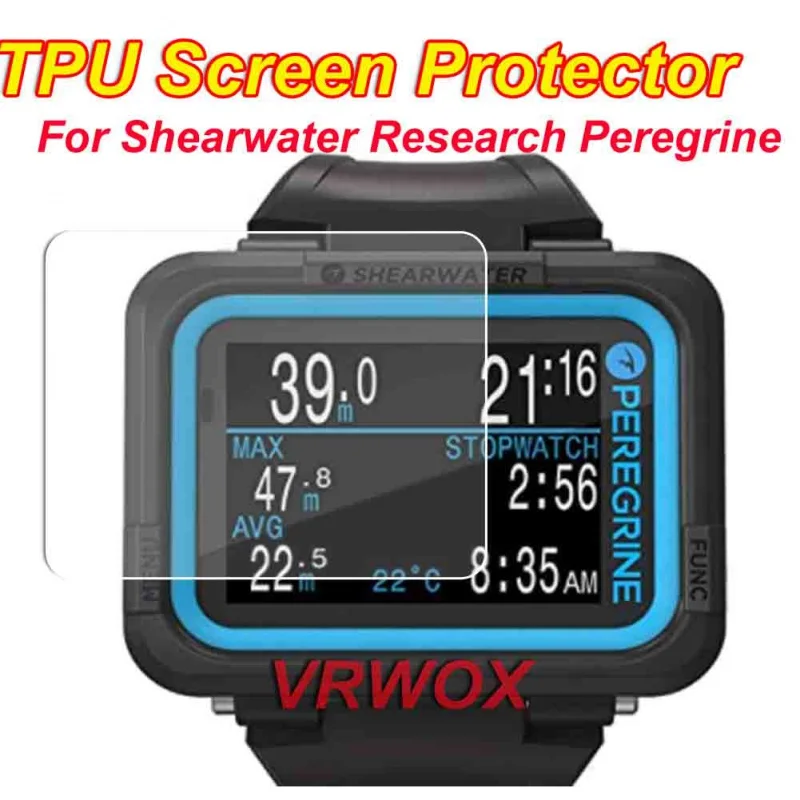 

Protector For Shearwater Research Peregrine Dive Computer Film Clear TPU Nano Screen Guard Accessories
